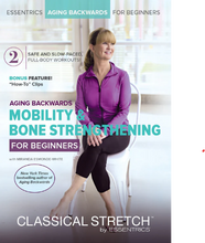 Load image into Gallery viewer, Classical Stretch Essentrics Aging Backwards + Mobility and Bone Strengthening (2) DVD Programs
