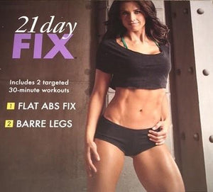 21 Day Fix Flat Abs Fix Barre Legs & Plyo Fix Bonus Workouts 2 DVD Program - Aydenns