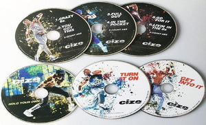 Cize The End of Exercize Dance Fitness Workout Complete Deluxe 5 DVD Program - Aydenns
