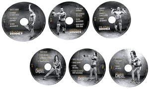 The Masters Hammer and Chisel Workout Program Base Kit Complete Fitness 6 DVD Set - Aydenns