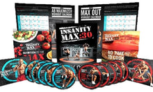 Load image into Gallery viewer, Insanity Max 30: Fitness Workout Program Complete Deluxe 13 DVD Set - Aydenns
