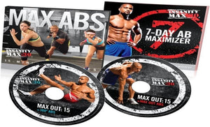 Insanity Max: 30 Max Abs 15 Minute AB Series & Sweat Fest Bonus Workout 3 DVD Program - Aydenns