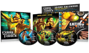 Core De Force MMA Style Workout Program Deluxe Kit Complete Fitness 4 DVD Set - Aydenns