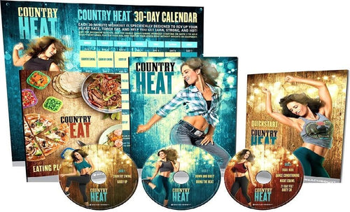 Country Heat Workout Complete Base Dance Fitness DVD's - Aydenns