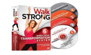 Walk Strong 6 Week Total Transformation System Jessica Smith Fitness DVD's - Aydenns